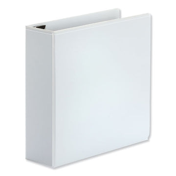 Universal® Deluxe Easy-to-open D-ring View Binder, 3 Rings, 3" Capacity, 11 X 8.5, White freeshipping - TVN Wholesale